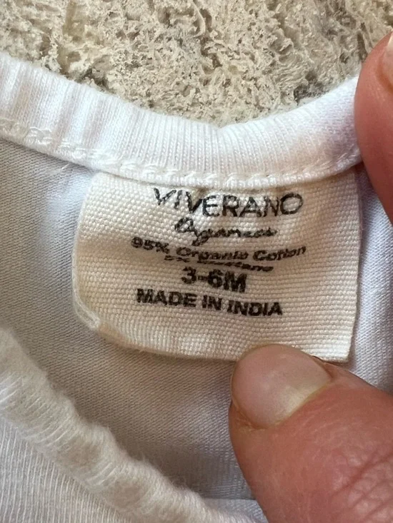 Classic White Long-Sleeve Organic Cotton Baby Bodysuit - Picture 2 of 3